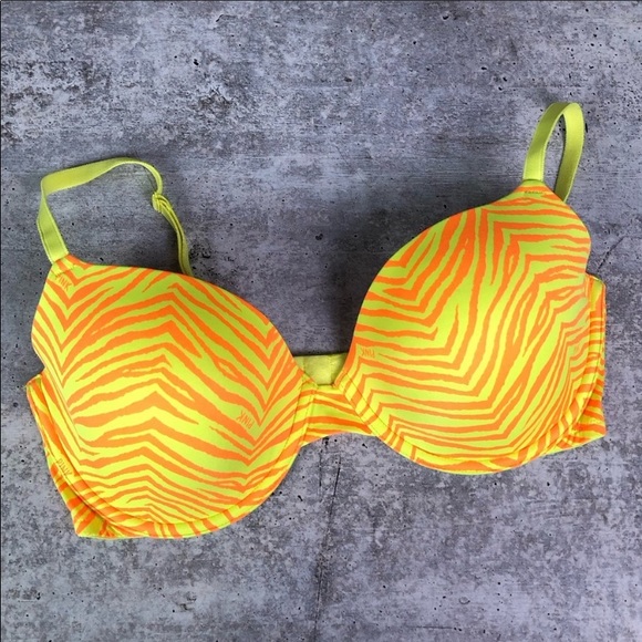 PINK Victoria secret zebra bra 36D - Picture 5 of 5